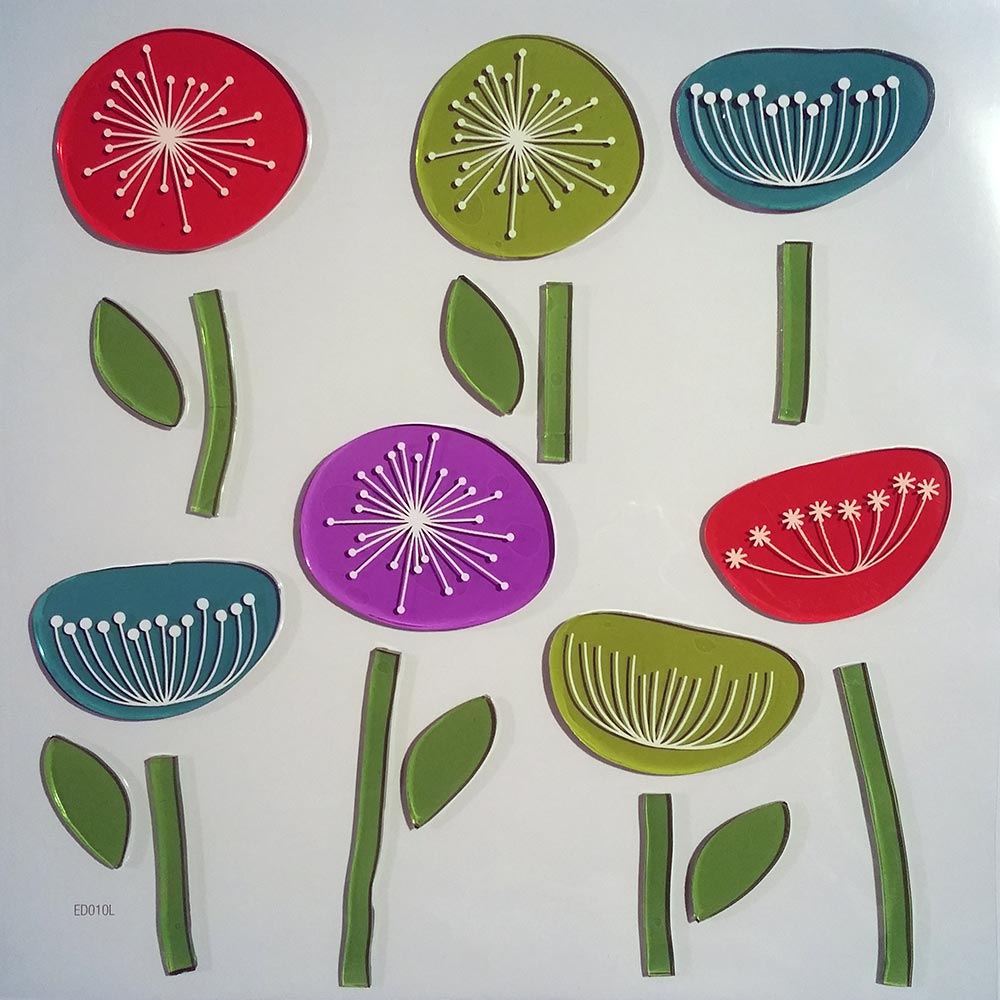 Flower Gel Clings with Flat 1.99 Shipping to the U.S.